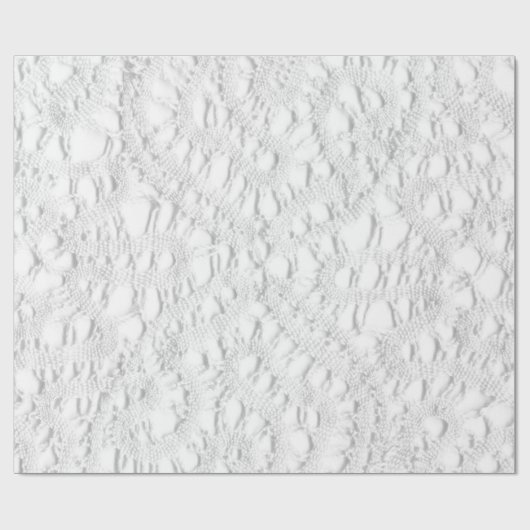 Lacy Doily Wrapping Paper Geschenkpapier (Flach)