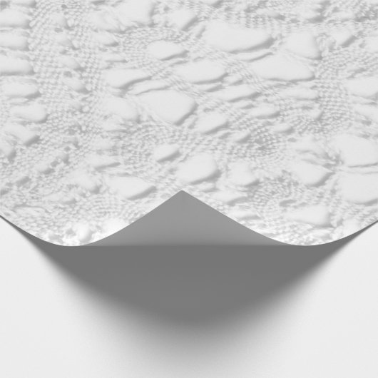 Lacy Doily Wrapping Paper Geschenkpapier (Ecke)
