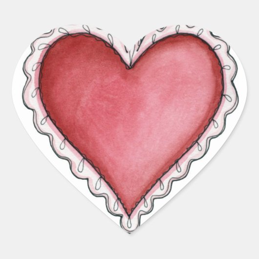 Lacy Heart - Stickers (Vorderseite)