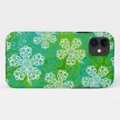 Lacy Hibiskus-Muster iPhone 5 Fall Case-Mate iPhone Hülle (Rückseite (Horizontal))