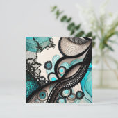 Lacy Lady Dankeskarte (Stehend Vorderseite)