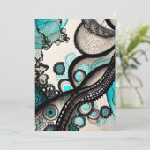 Lacy Lady Dankeskarte (Stehend Vorderseite)