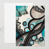 Lacy Lady Dankeskarte (Vorne/Hinten)