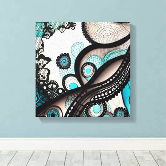 Lacy Lady Leinwanddruck (Insitu (Holzboden))