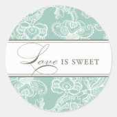 Lacy Liebe ist Sweet Sticker (Vorderseite)