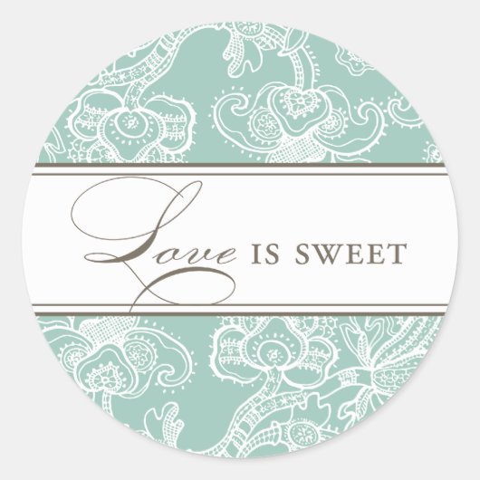 Lacy Liebe ist Sweet Sticker (Vorderseite)