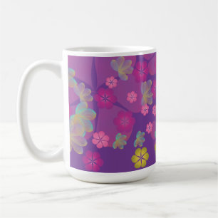 Lacy Lotus Lila Kaffeetasse