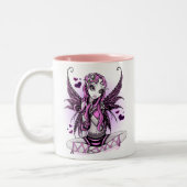 Lacy rosa feenhafte Tasse des Valentines Tages (Links)