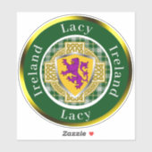 Lacy Shield & Celtic Cross Personalisiert Aufkleber (Blatt)
