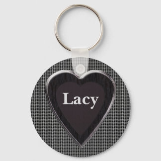 Lacy stahl My Heart Keychain Schlüsselanhänger