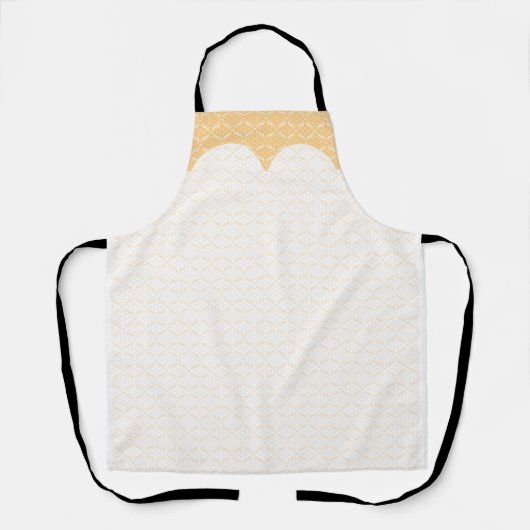 Lacy, straflose, weiß, Bridal Gown Schürze (Vorderseite)