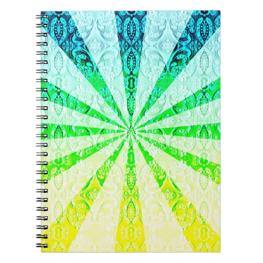 Lacy Sun Burst Notizblock (Vorderseite)