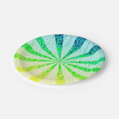 Lacy Sun Burst Pappteller (Schrägansicht)