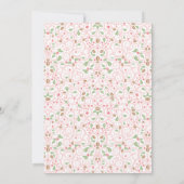 Lacy Teacup Brautparty Tee Party Einladung I (Rückseite)