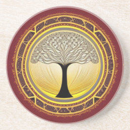 Lacy Tree of Life Coaster Getränkeuntersetzer