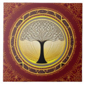Lacy Tree of Life Fliese (Vorderseite)