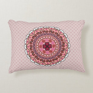 Lacy Valentine's Day Accent Pillow Zierkissen