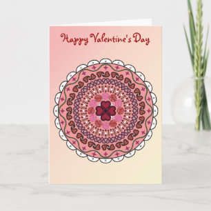 Lacy Valentine's Day Card Feiertagskarte