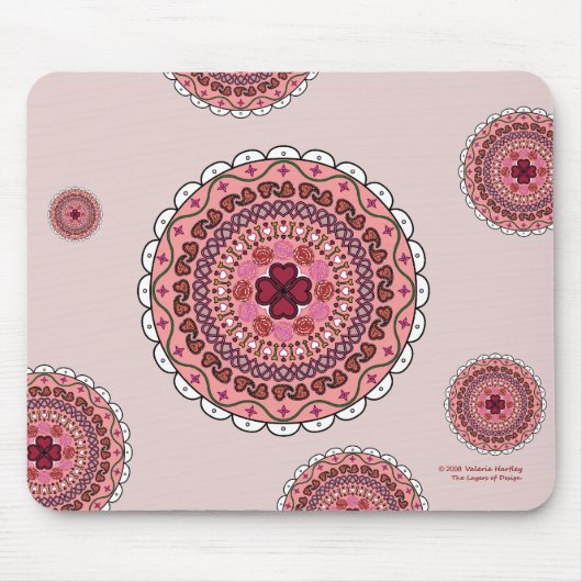 Lacy Valentine's Day Mousepad (Vorne)