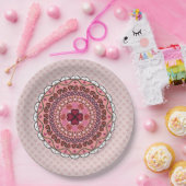 Lacy Valentine's Day Paper Plate Pappteller (Party)