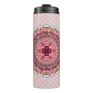 Lacy Valentine's Day Thermal Tumbler Thermosbecher