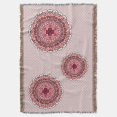 Lacy Valentine's Day Throw Blanket Decke (Vorderseite Vertikal)