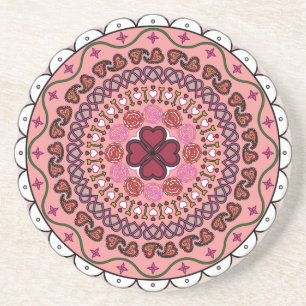 Lacy Valentine's Day Untersetzer