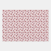 Lacy Valentine's Day Wrapping Paper Set Geschenkpapier Set (Vorderseite 3)
