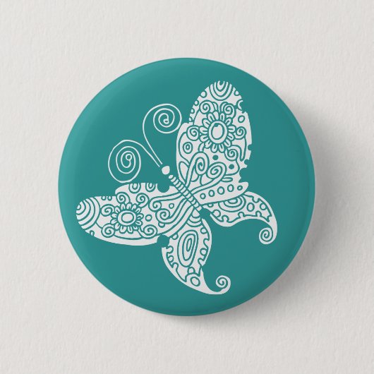 Lacy White Butterfly Button (Vorderseite)