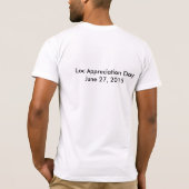 LAD 2015 Men's Basic Bella Leinwand T - Shirt (Rückseite)