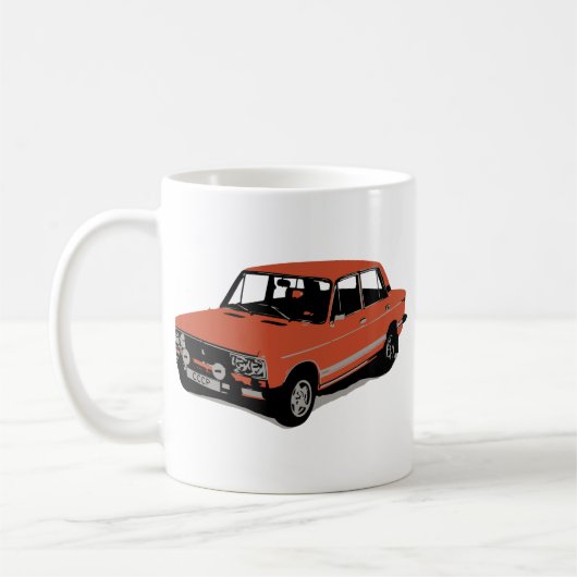 Lada - das sowjetische russische Auto Kaffeetasse (Links)