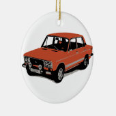 Lada - das sowjetische russische Auto Keramik Ornament (Rechts)