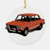 Lada - das sowjetische russische Auto Keramik Ornament (Vorne)