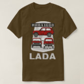 Lada Niva 1600 rot T-Shirt (Design vorne)