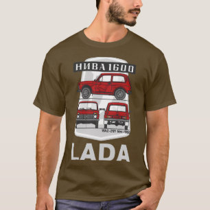Lada Niva 1600 rot T-Shirt