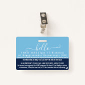 LADA Typ 1.5 Sensibilisierung für Diabetes Ausweis (Vorderseite mit Klammer)