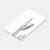 Ladder-Backed Woodpecker Post-it Klebezettel (angewinkelt)