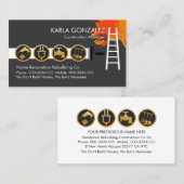 Ladder Brush-Malerei mit Handyman-Tools Visitenkarte (Vorne/Hinten)