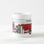 Ladder Fire Truck Kaffeetasse (Mittel)