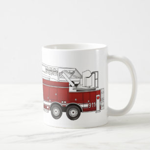 Ladder Fire Truck Kaffeetasse