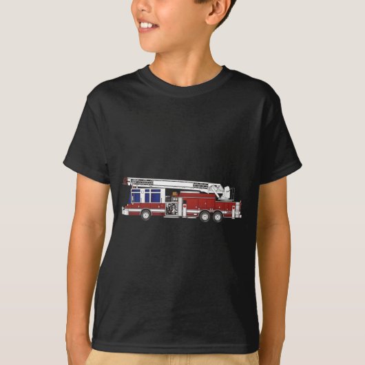 Ladder Fire Truck T-Shirt (Vorderseite)