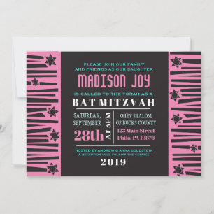 LADDER zum STARS Bar Bat Mitzvah Einladung