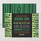 LADDER zum STARS Bar Bat Mitzvah Einladung (Vorne/Hinten)