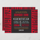 LADDER zum STARS Bar Bat Mitzvah Einladung (Vorne/Hinten)