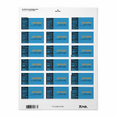 LADDER zum STARS-Rücksendeadresse-Etikett Adressaufkleber (Vorne)