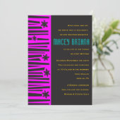 LADDER zur STARS Bar Bat Mitzvah Einladung (Stehend Vorderseite)