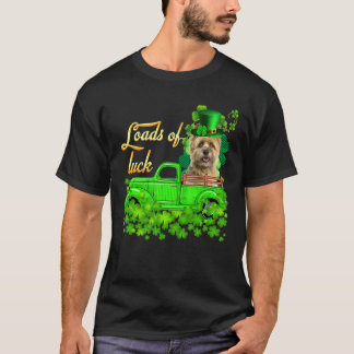 Lade Cairn Terrier St Patrick's Day T-Shirt