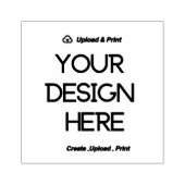 Lade Dein Design hoch 6,4 cm Gummistempel (Prägung)
