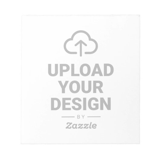 Lade dein Design hoch Notizblock (Vorderseite)
