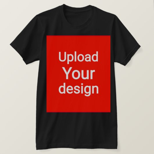 Lade dein Design hoch T-Shirt (Design vorne)